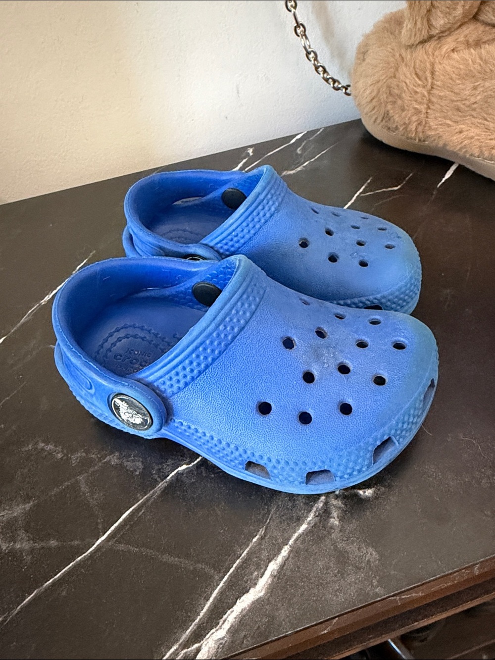 CROCS Kids Blue Classic Clog - Easy Slip-On Sandals